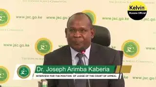  Arimba Kaberia expound his competence as he eyes court of appeal judge post