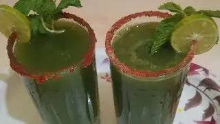 #yummy Lemon mint sarbat recipe #tasty 😊