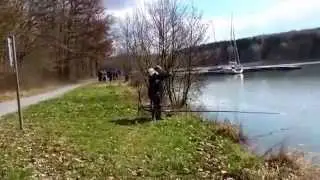 Angeln am Ellertsh&auml;user See und beim schlafen gest&ouml;rt