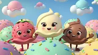 Ice Cream Song Animated. | Nursery Song. | MoonPetalTunes Songs