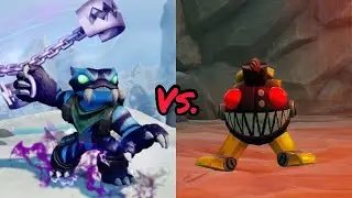 Trap shadow vs. Grinnade skylanders trap team