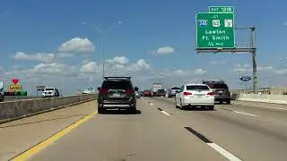 Interstate 35 - Oklahoma (Exits 119 to 126) northbound