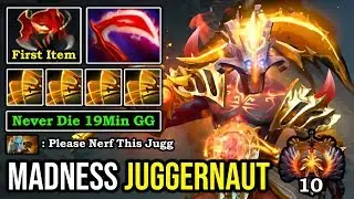 MAX SPEED OMNISLASH JUGGERNAUT First Item Madness 100% Deleted 9K Pro Lancer & 19Min GG DotA 2
