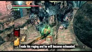Dark Souls  Sen&acute;s Fortress Killing the Golem that drops the balls