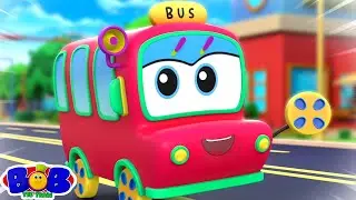 Wheels on the Bus Vehicle Rhyme & Baby Song