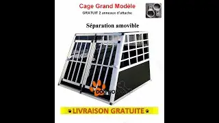 DOGNONOS - Grande cage aluminium