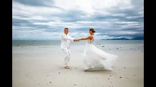 Elegant Wedding Photoshoot on Ban Tai Beach, Koh Samui