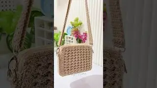 Tas rajut motif prada 🧶🌼 #crochet #rajut #knitting #handmade #diy #tasrajut #crochetbag