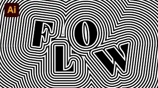 Master Illustrator&rsquo;s Appearance Panel TODAY (Create Design Hypnotic Text Effect in Illustrator!)
