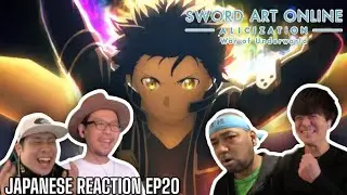 Sword Art Online Alicization War of Underworld Episode 20 Japanese Reaction