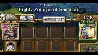 Optimal farm team for Zorojuro! OPTC Event Zorojuro - v2 Blackbeard + v1 Kaido no subs team