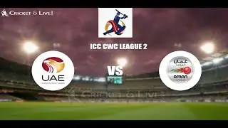 Oman Vs UAE Live || ODI Match || Live Streaming