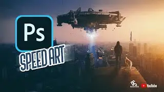 Aliens Attack Photoshop Manipulation | Speed Art | Ps advisor