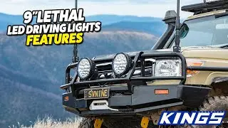 Adventure Kings Lethal 9'' LED Driving Lights Features