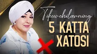 Shu xatolar tufayli oqshom liboslari yaroqsiz chiqadi!
