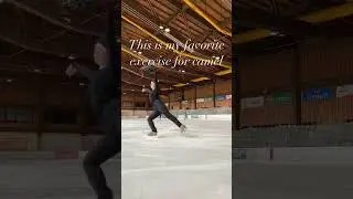Camel Spin Exercise ✨💫 #camelspin #figureskater #figureskatingcoach #figureskating #spin