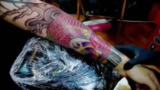 DRAGON KOI TATTOO