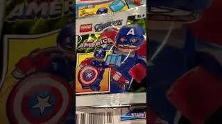 Lego Avengers New Magazine with Captain America mini Figure ✨ #shorts #lego #avengers