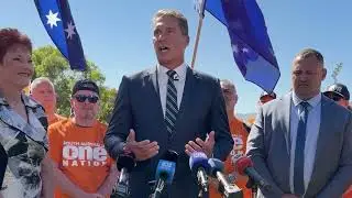 Pauline Hanson announces Cory Bernardi defection and launches South Australia campaign