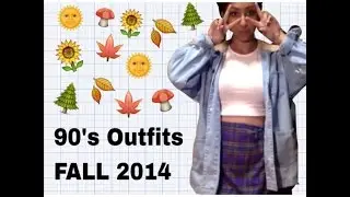 Quick 90's Inspired Outfits - Fall 2014