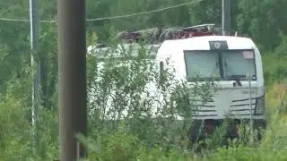 Spoorzicht: Treinen spotten: langs de Betuweroute (cup) Valburg