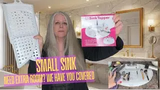 My Thoughts Sink Topper Bathroom Counter Cover Storage Saver