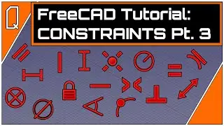 FreeCAD Constraints Part 3 | Easy Beginner Tutorial