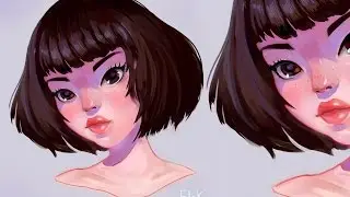 Anime Girl -  Digital Painting in Paint Tool SAI