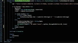 Visual Studio 2017 - VB.Net and MS Access - Point Of Sale (POS) System