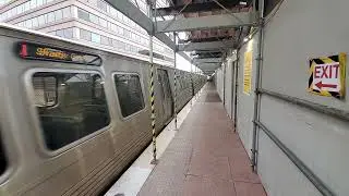 WMATA RedLine train #7374 makes a very speedy departure out of Silver Spring Station!
