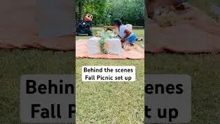 How to set up a Fall Picnic #behindthescenes #campfire #picnic #picnicdate #howtosetup