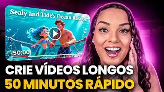 VÍDEOS LONGOS COMPLETOS COM 1 PROMPT (A melhor IA de vídeos LONGOS de até 50 minutos!)