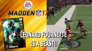 LEONARD FOURNETTE IS A BEAST!! MADDEN 17