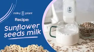 Sunflower Seed Milk Recipe with Milky Plant Machine | Nutty Plant-Based Milk Tutorial 🌻