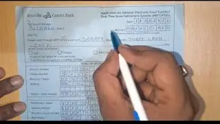 How to fill RTGS/NEFT FORM IN Canara bank/canara bank neft form filling