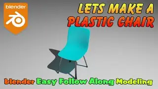 Blender, model a Plastic Chair