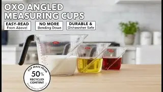 Easy‑Read Angles for Perfect Measuring 😄🥣 OXO Good Grips 3‑Piece Cup Set Review