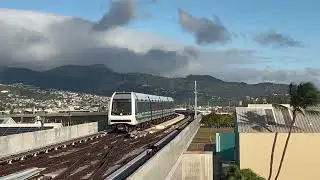 Honolulu Skyline Train on the Extension Opening Weekend