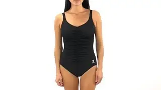 TYR Solid Shirred Front Controlfit | SwimOutlet.com
