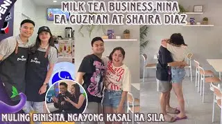 Shaira Diaz at Ea Guzman dinalaw ang milk tea business nila sa Parañaque more sucess sa inyo