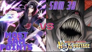 How to get 15 - 20 Mil Points in SAM 38 With Itachi (vs Sasuke) | Illusions | F2P BOYZ