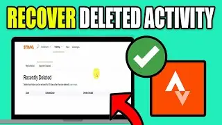 How To Recover Deleted Strava Activity | Get Back Deleted Strava Activity