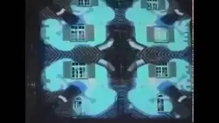 Schlossfassade Gaienhofen - Projektion am Kunstsymposium 23.07.16