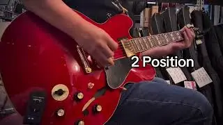 EPIPHONE ES-345, VARITONE, STOP TAIL IN CHERRY WITH GIGBAG