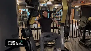 1. Incline chest press