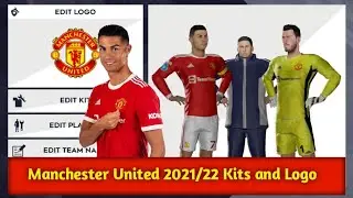 Manchester United 2021/22 Kits and Logo for DLS 21