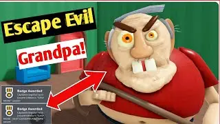 Escape the Evil Grandpa Roblox OBBY! | Captain Integrity