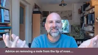 #AskJJ What is your advice for removing a mole from the tip of the nose?