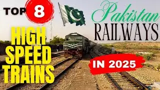🚄 Extreme High-Speed Trains in Pakistan | Non-Stop Express Trains at Jungshahi 🚆