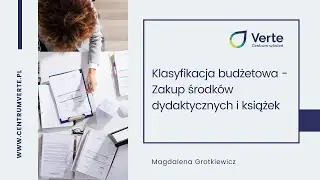 Klasyfikacja budżetowa - Zakupy środków dydaktycznych i książek